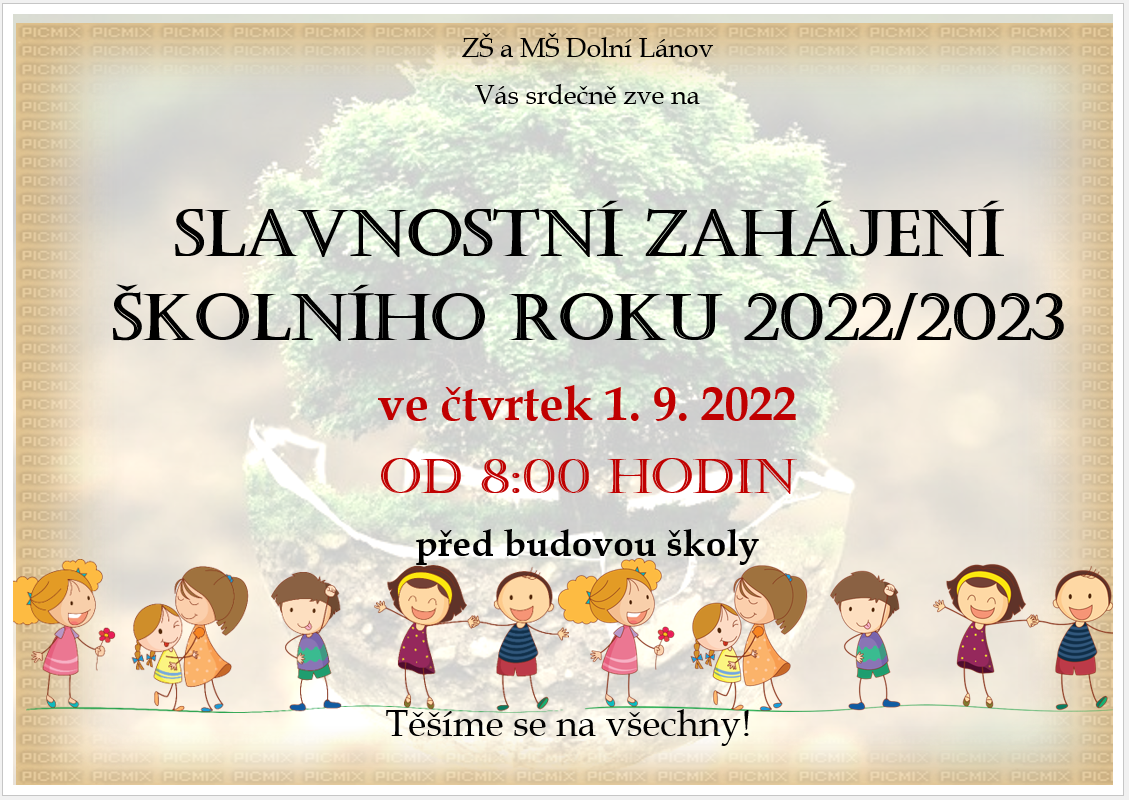 Zahájení školního roku 2022/2023
